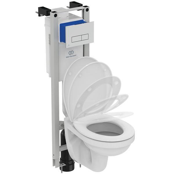 Вградена тоалетна с бутони и седалка Seva Fresh, дизайн за баня  

11.