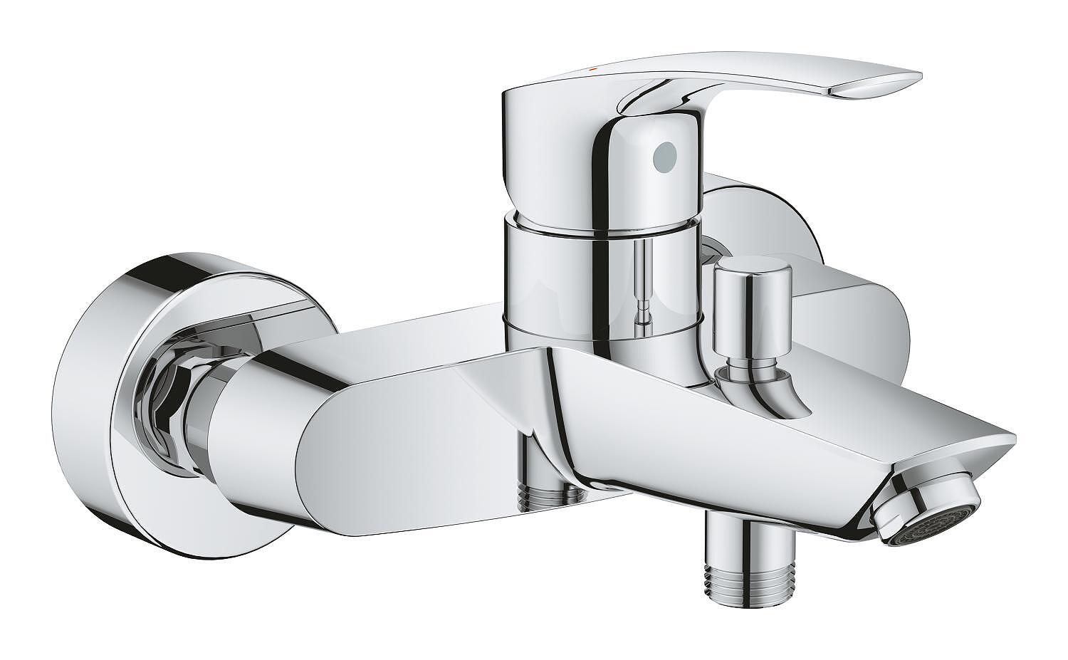 Eurosmart смесител за вана и душ Grohe, хром, 1/2"  

8.