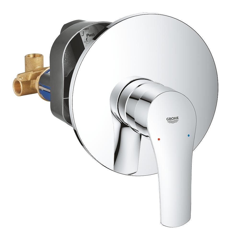 Вграден смесител за душ Grohe Eurosmart, едноръкохватков, хром  

13.