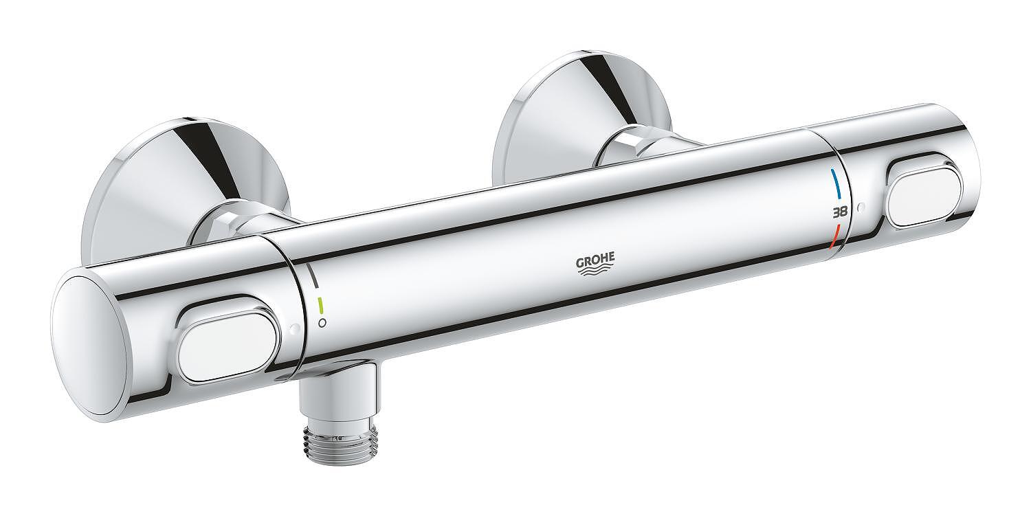 Термостатен душ смесител Grohe Grohtherm 500, за баня, надежден и лесен за монтаж  

9