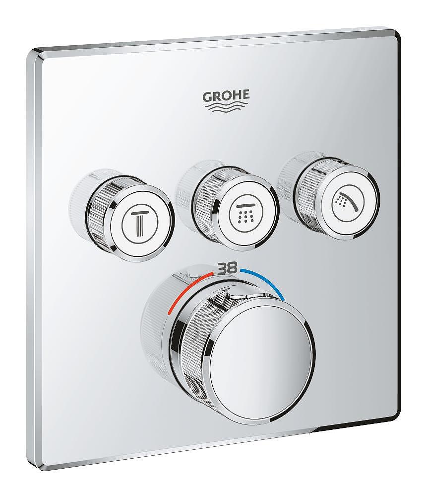 Термостат Grohe Grohtherm SmartControl за вграждане, 3 извода, цена 676.95 лв  

19