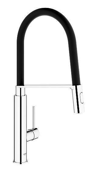 Grohe Concetto професионален кухненски смесител с гъвкав шлаух, цена 393.18 лв  

3