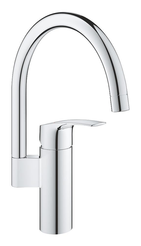 Кухненски смесител Grohe Eurosmart, класически дизайн, хром