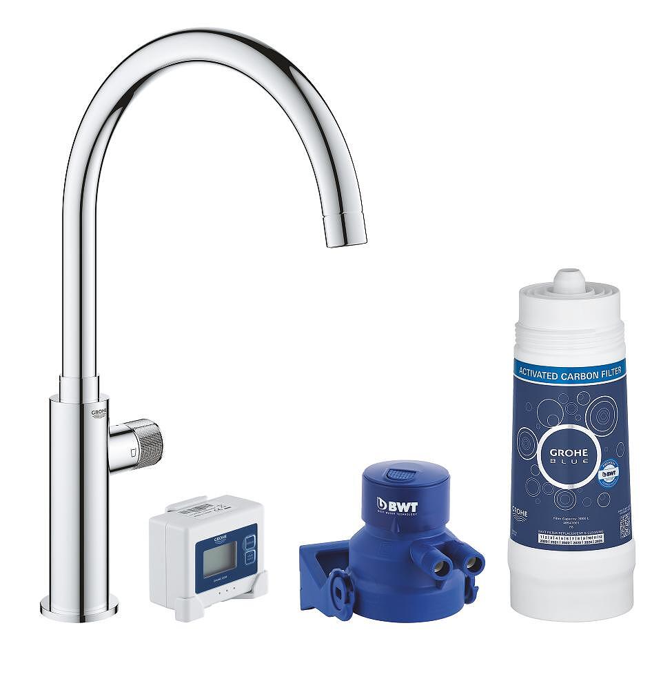 Кухненски смесител Grohe Blue Pure с филтър за вода, комплект  

14