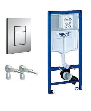 WC комплект Grohe 3 в 1, структура RAPID SL, квадратен бутон

11.