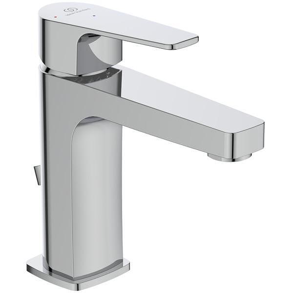 Смесител за умивалник BlueStart® на Ideal Standard, бял и син, с изпразнител, модерна баня, онлайн поръчка  

2