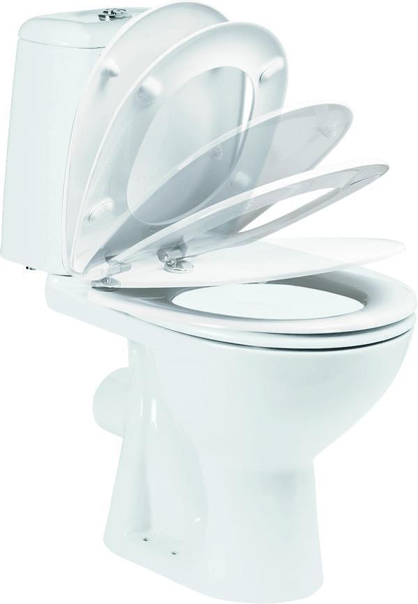 WC комплект Korona, хоризонтално оттичане, седалка с плавно затваряне, Vidima  

6