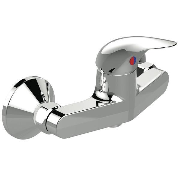 Стенен смесител за душ Orion на Vidima, бял, с модерен дизайн, за баня, цена 43.9 лв  

2