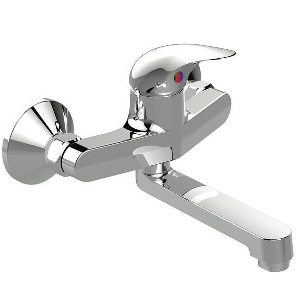 Стенен смесител за умивалник Vidima Orion, висококачествен материал, модерен дизайн