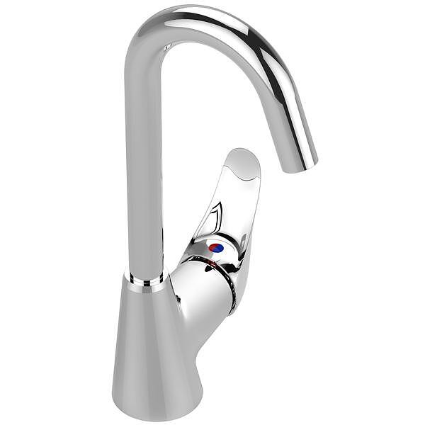 Стоящ смесител за умивалник Vidima Orion, висок чучур, висококачествен материал

17.