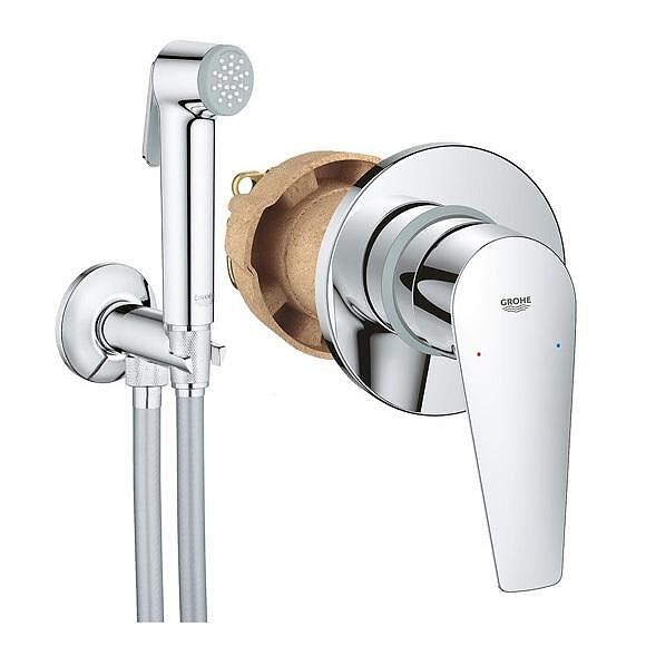 Комплект за хигиенен душ Grohe с смесител за вграждане, аксесоари, модерен дизайн

4.