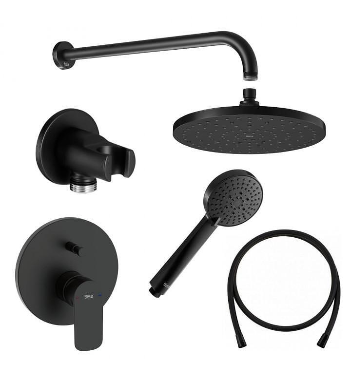 Вградени смесители Cala за вана и душ Roca в черен мат

14.