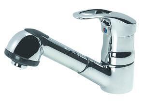 Снимка на стоящ смесител за кухня Vidima SevaNew с изтеглящ се душ

2.