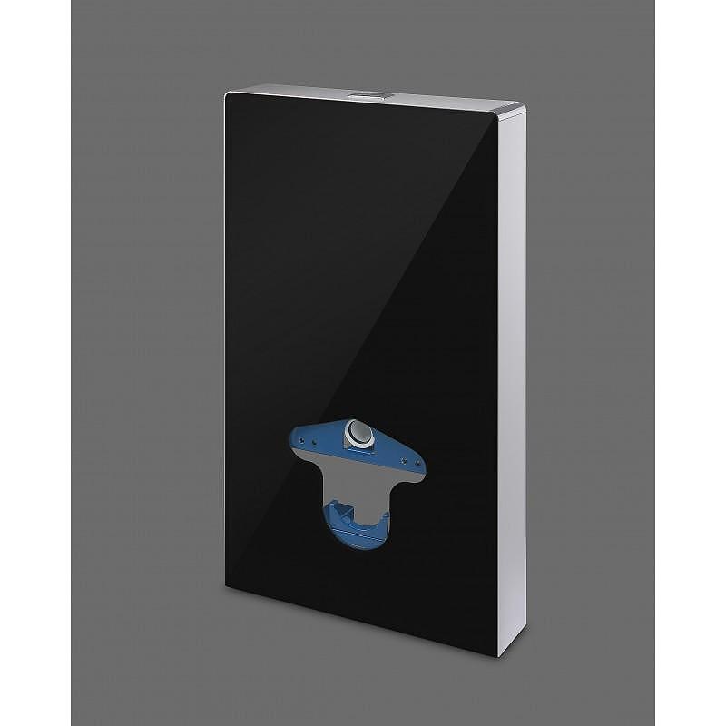 Структура Roca за вграждане, черно стъкло, хромирани страници  

17