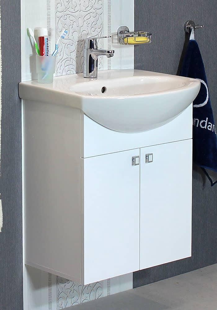 Долен шкаф за баня 55 см, мебели за баня Banya M, практичен дизайн  

6