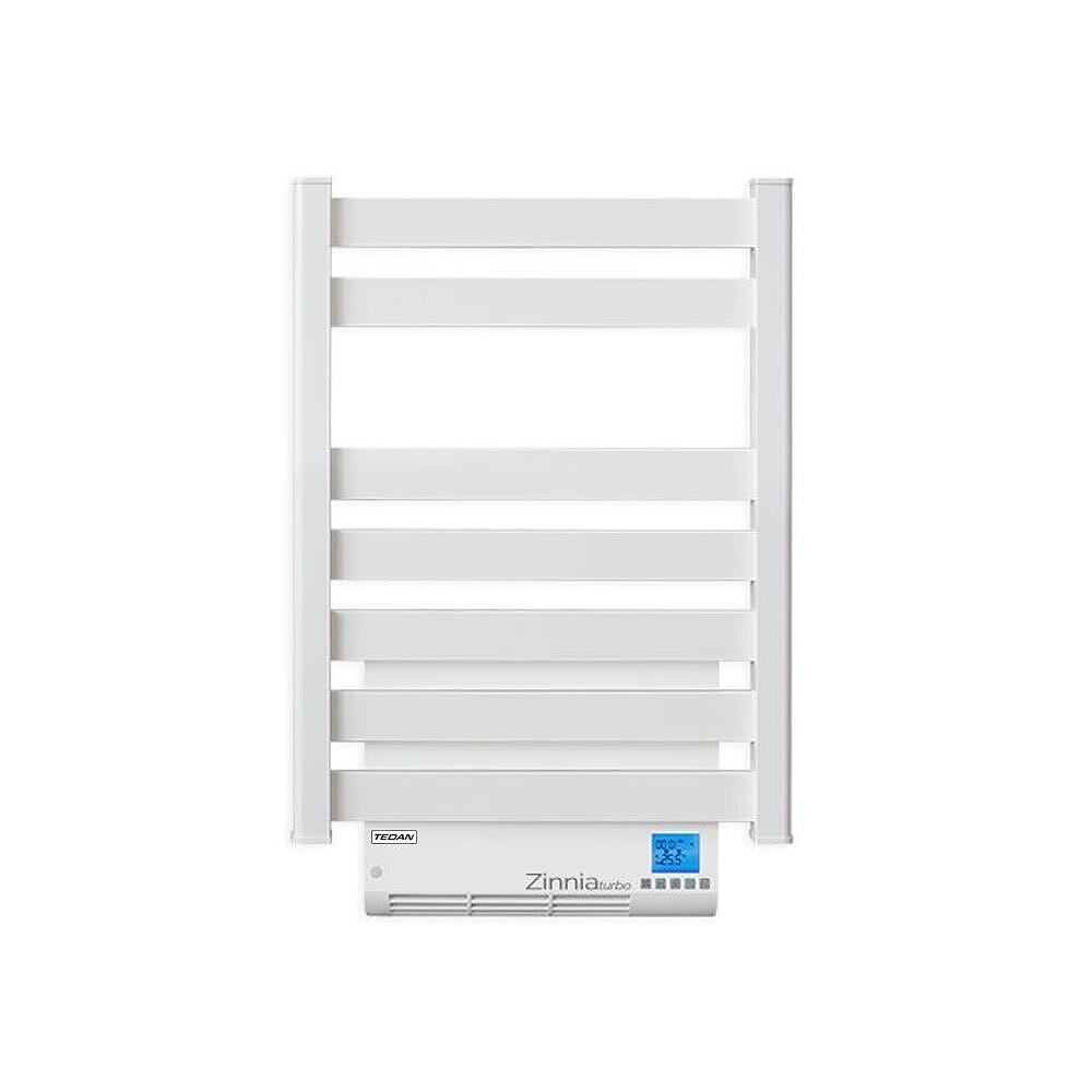 Електрическа лира за баня Zinnia TURBO 500W+1000W, бял цвят, с вентилатор, за отопление и сушене

16.