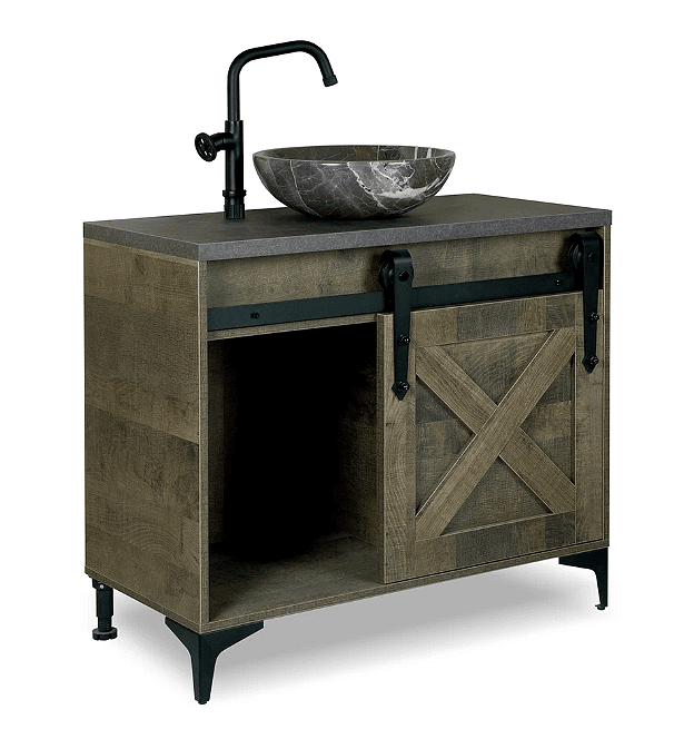 Долен шкаф за баня Кингстън, стилен, черен

19.