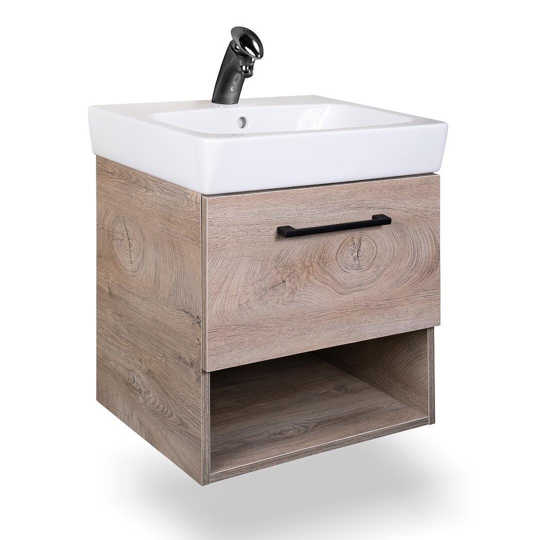 Долен шкаф за баня Отава, бял, модерна дизайн

15.