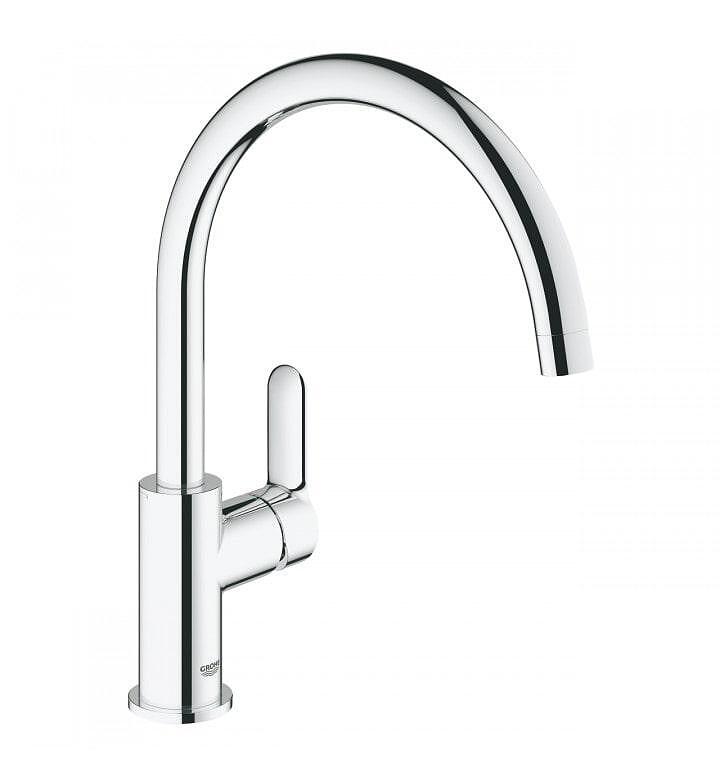 Кухненски смесител GROHE BAU EDGE с въртящ се U-чичур, снимка за SEO

15.