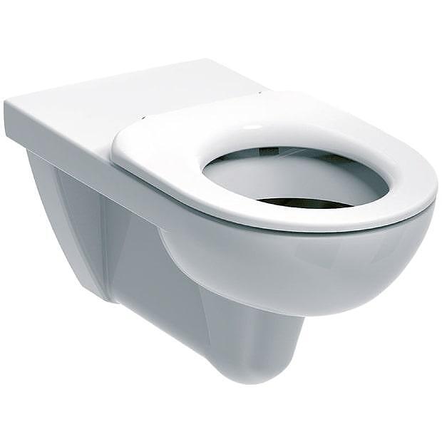 Конзолна тоалетна чиния за инвалиди, с седалка, от Geberit, за баня  

20