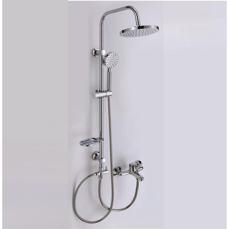 Душ система 3 в 1 с кръгъл и ръчен душ, модел Inter Ceramic  

20