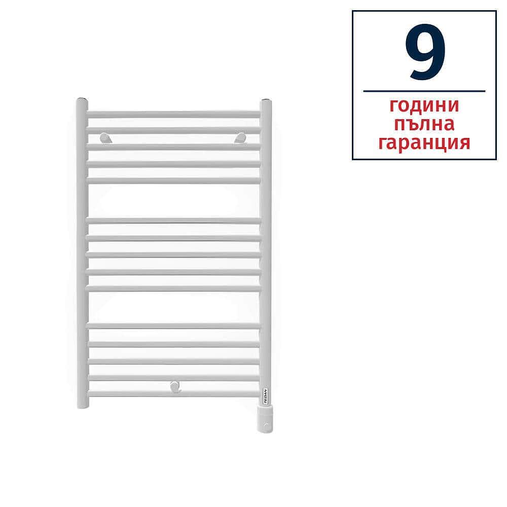 Електрическа алуминиева лира TEDAN EVA 600W в бял цвят, за баня, ефективен бойлер, онлайн поръчка  

3