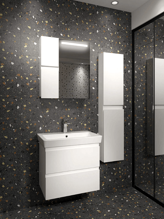 Водоустойчив комплект мебели Лариса, бял цвят, Gera

18.