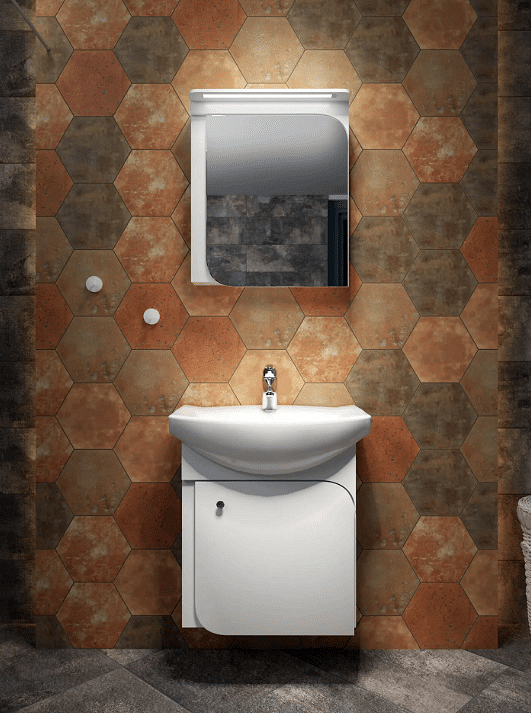 Водоустойчиви мебели за баня Никол, бял цвят, Gera

15.