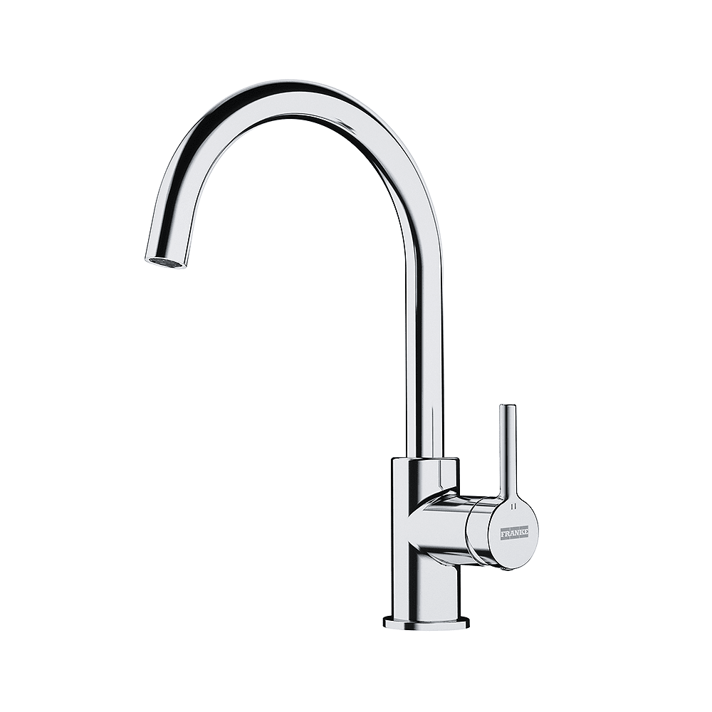 Кухненски смесител Lina с изтеглящ се ръчен душ в хром, Franke, кухня  

5