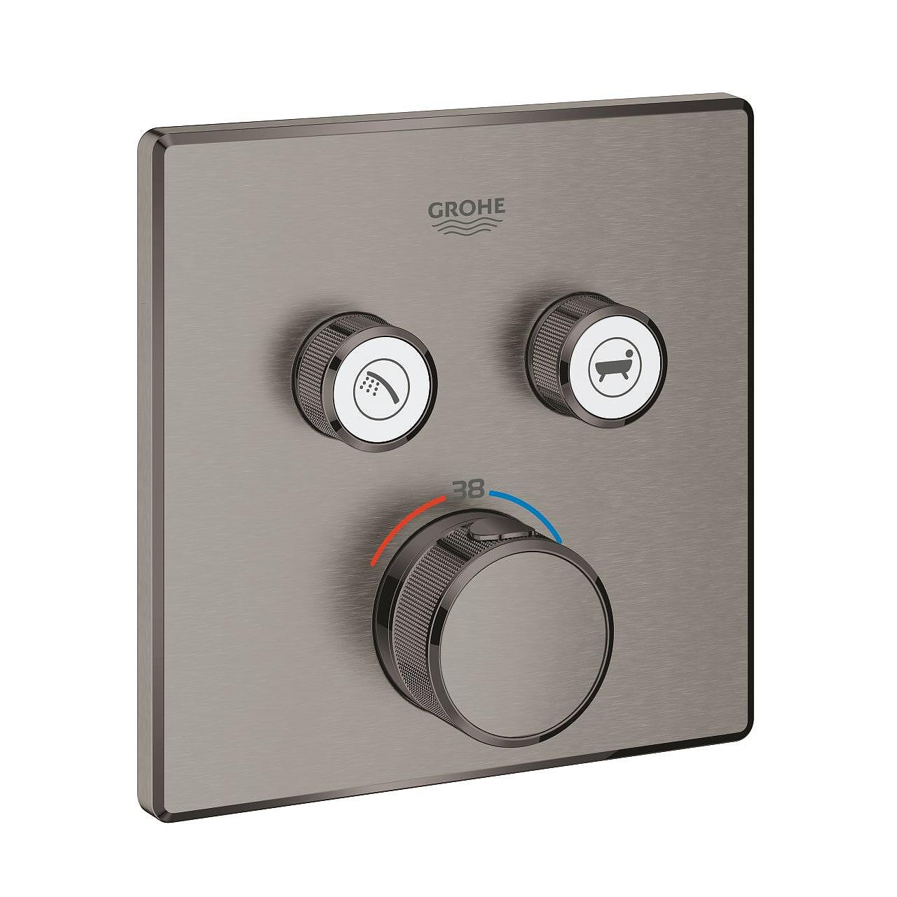 Термостат Grohe SmartControl, вграждане, brushed hard graphite, душ

17.