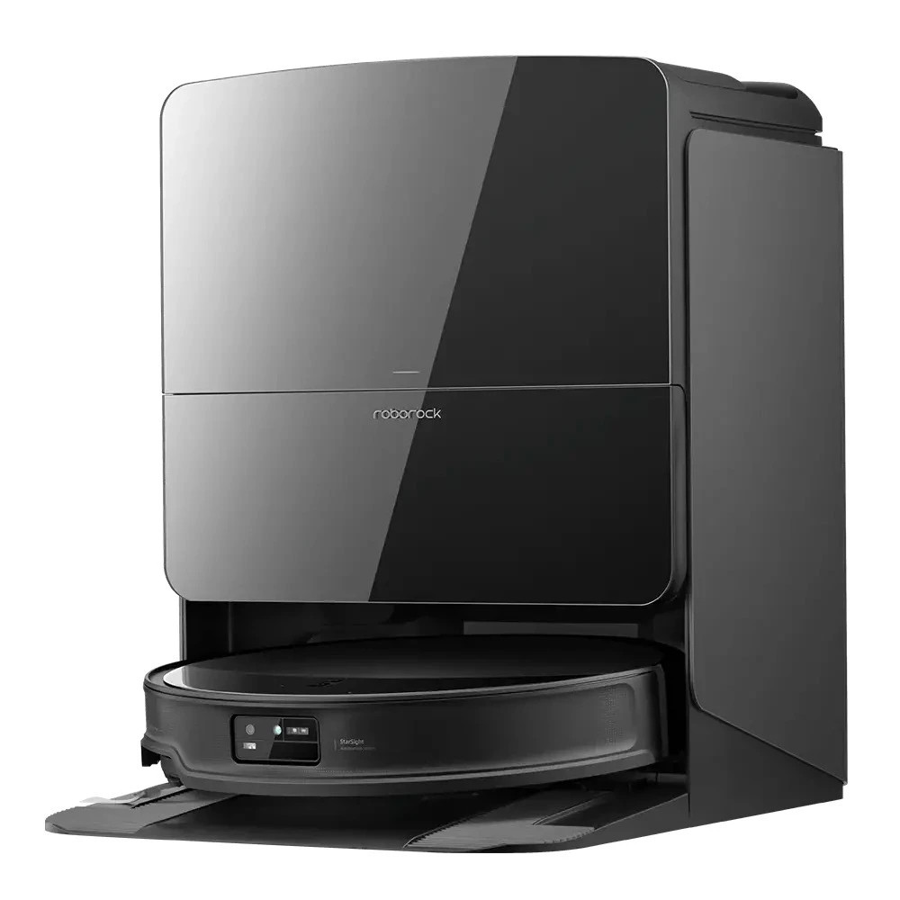 Черна прахосмукачка Roborock Saros 10R с мокро и сухо почистване, LiDAR система  

13.