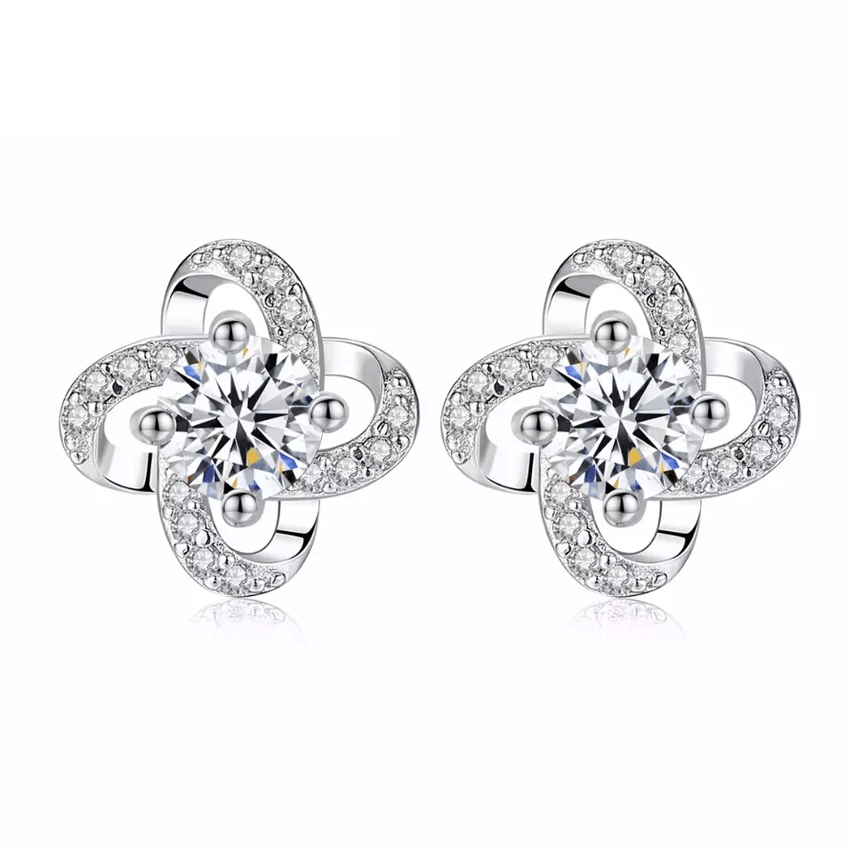 Сребърни обеци - Надежда — снимка