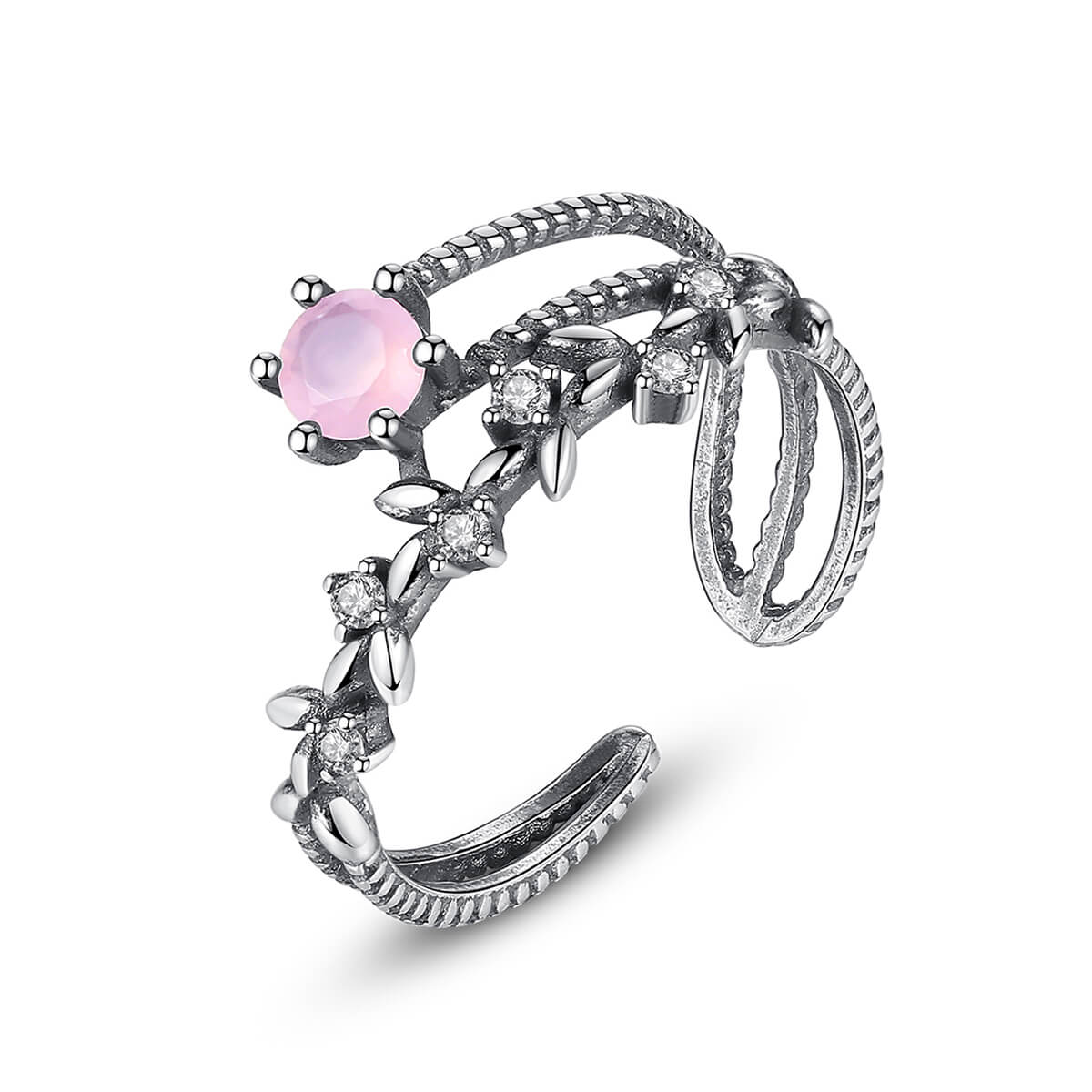 Сребърен пръстен Разлистване