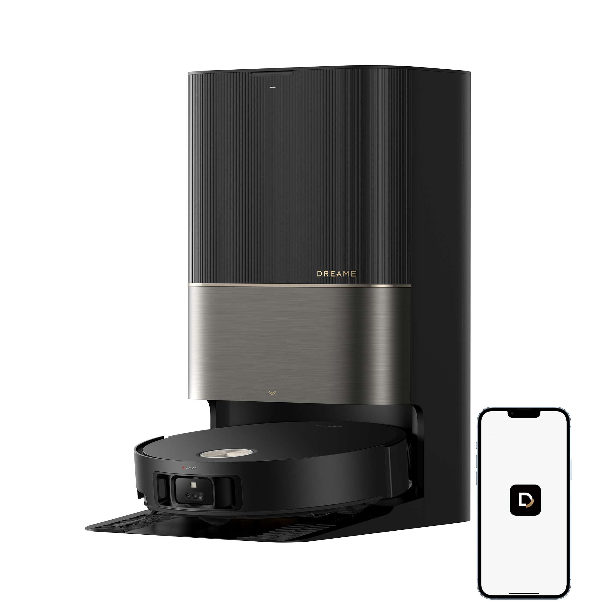 Бяла робот прахосмукачка Dreame X50 Ultra с AI и UV стерилизация, мощност 20000 Pa  

12.