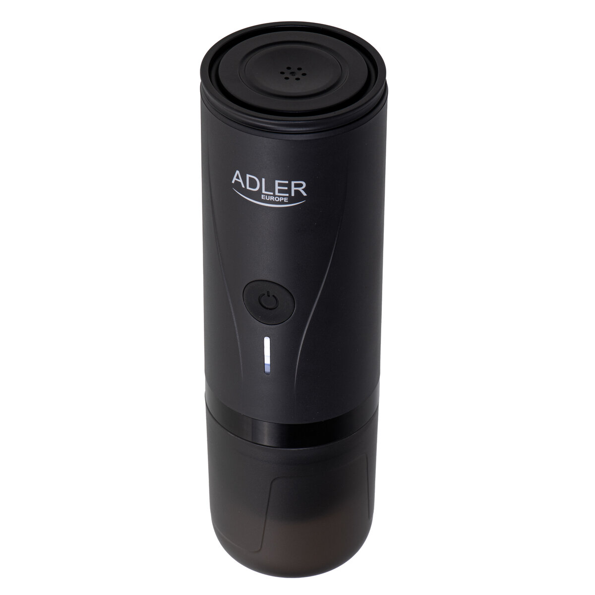 Преносима еспресо машина Adler AD-4400, 90W, 20bar, 80ml резервоар, Температура до 92°C, Калъф за съхранение, Черен — снимка