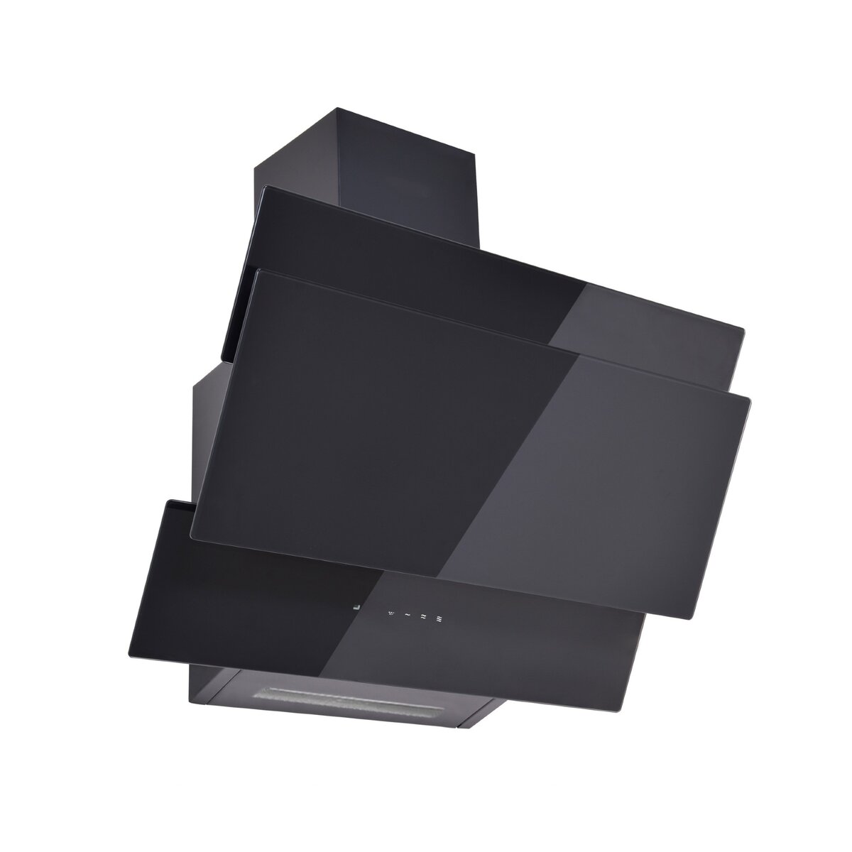 Абсорбатор Elit HB60-865B, 140W, 650 m³/h, Дистанционно управление, LED осветление, Черен — снимка