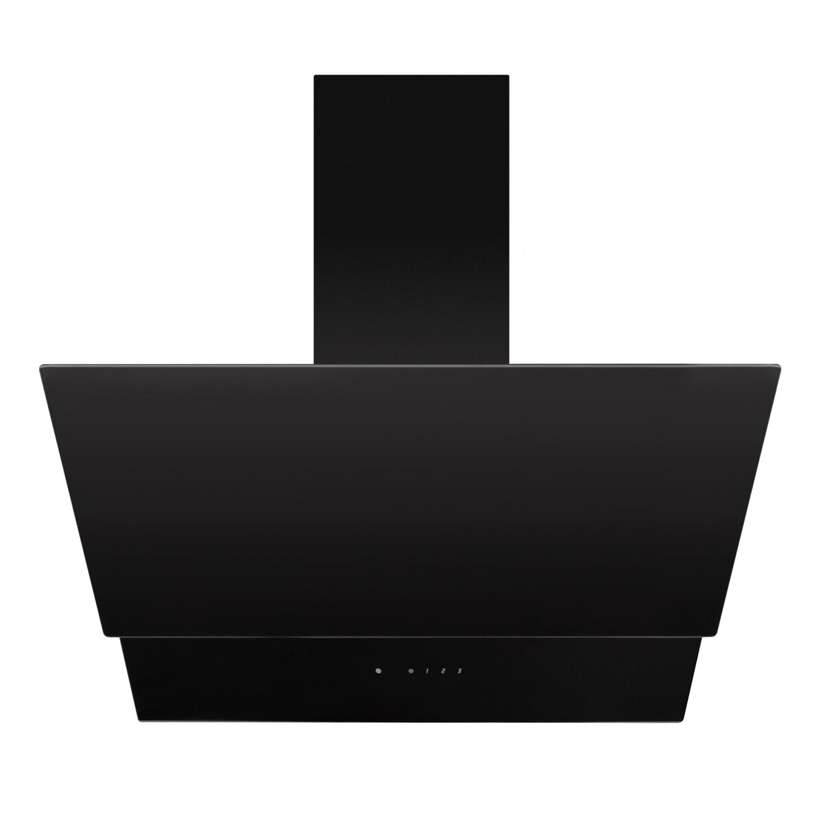 Абсорбатор Elit HB60-635B, 140W, 650 m³/h, 3 скорости, LED осветление, Стъклен панел, Черен — снимка