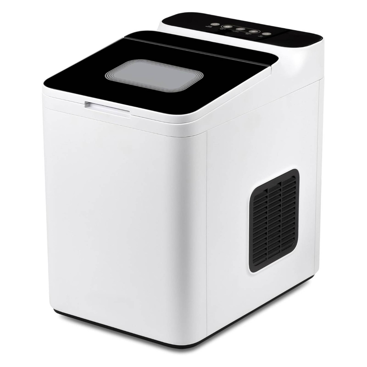 Ледогенератор Elit IM-25DWH, 112W, 24ч/12кг, Кръгла и куршумообразна форма, Бял — снимка