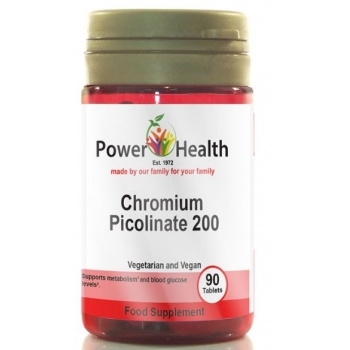Хром (пиколинат) 200мкг х 90табл. — добавка за отслабване