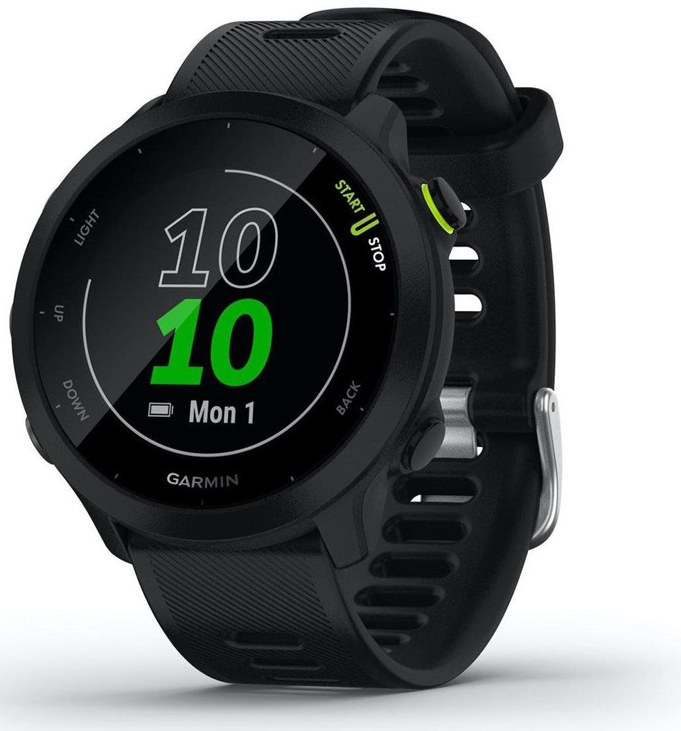 Смарт часовник Garmin FORERUNNER 55, черен — снимка