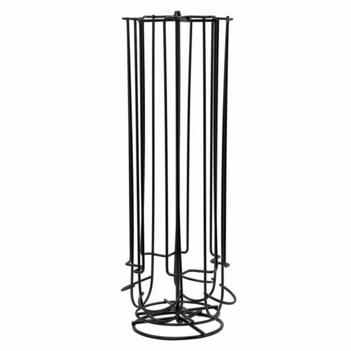 Поставка за капсули за кафе Kinghoff KH 1570, 28 капсули, Въртене на 360, Метална, Черен — снимка