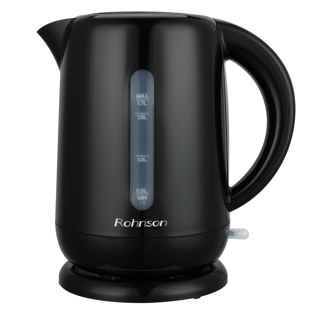 Електрическа кана Rohnson R-7033B, 2200W, 1.7 L, черна — снимка
