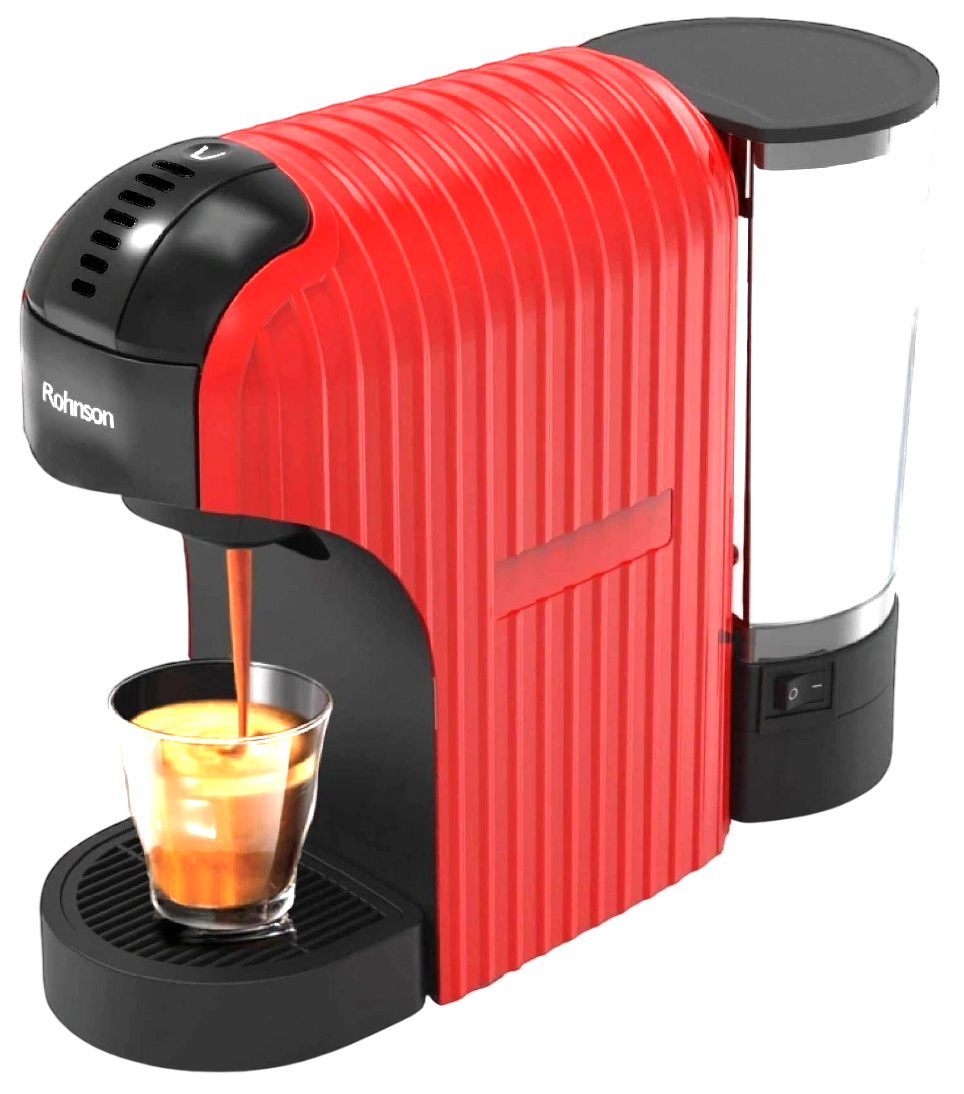Мултикапсулна кафемашина Rohnson, R-98048R, червена от AirTrade — продуктова снимка
