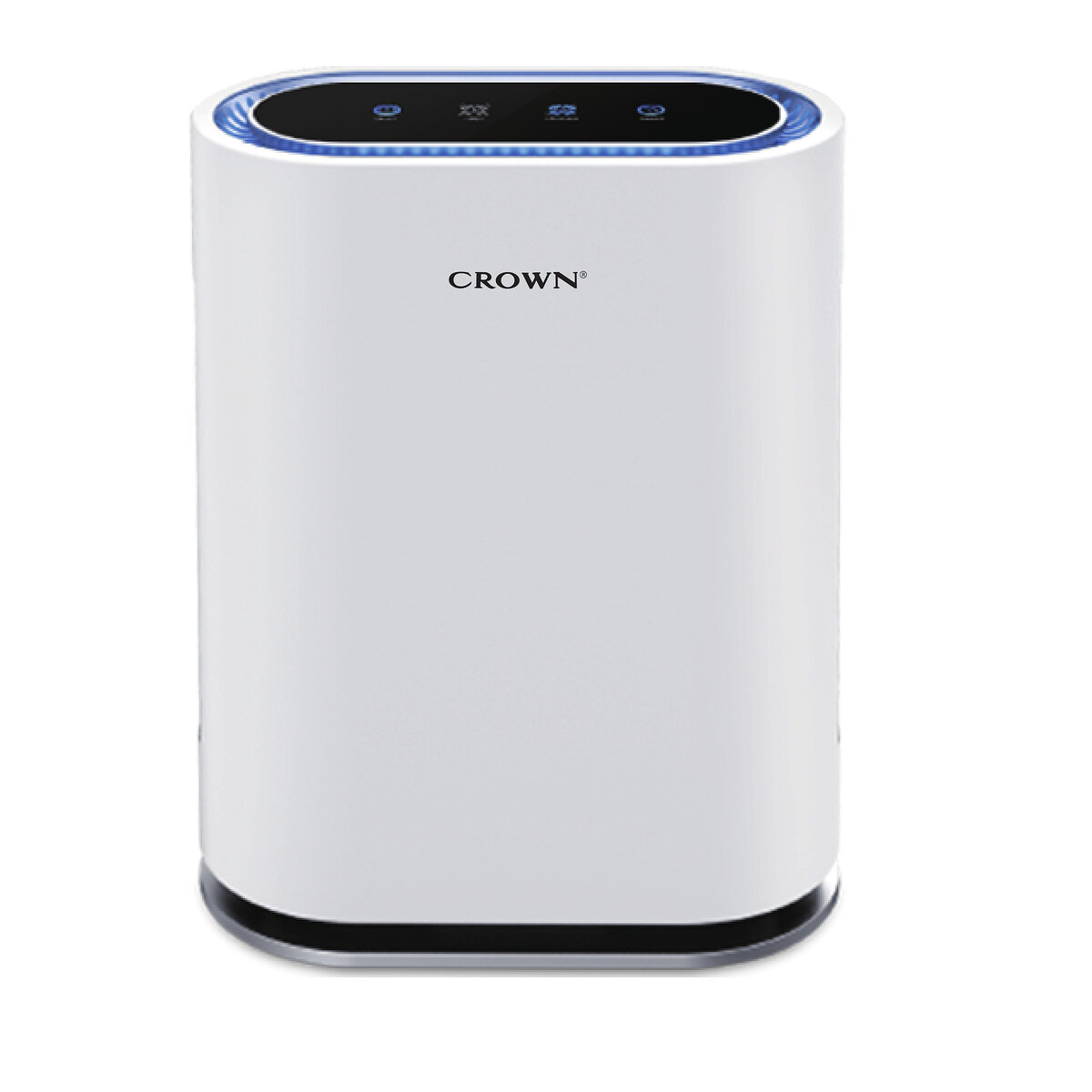 Въздухопречиствател Crown AER60UV, 60W, 4 скорости, HEPA филтър, Йонизатор, UV дезинфекциране, Дистанционно, Бял — снимка