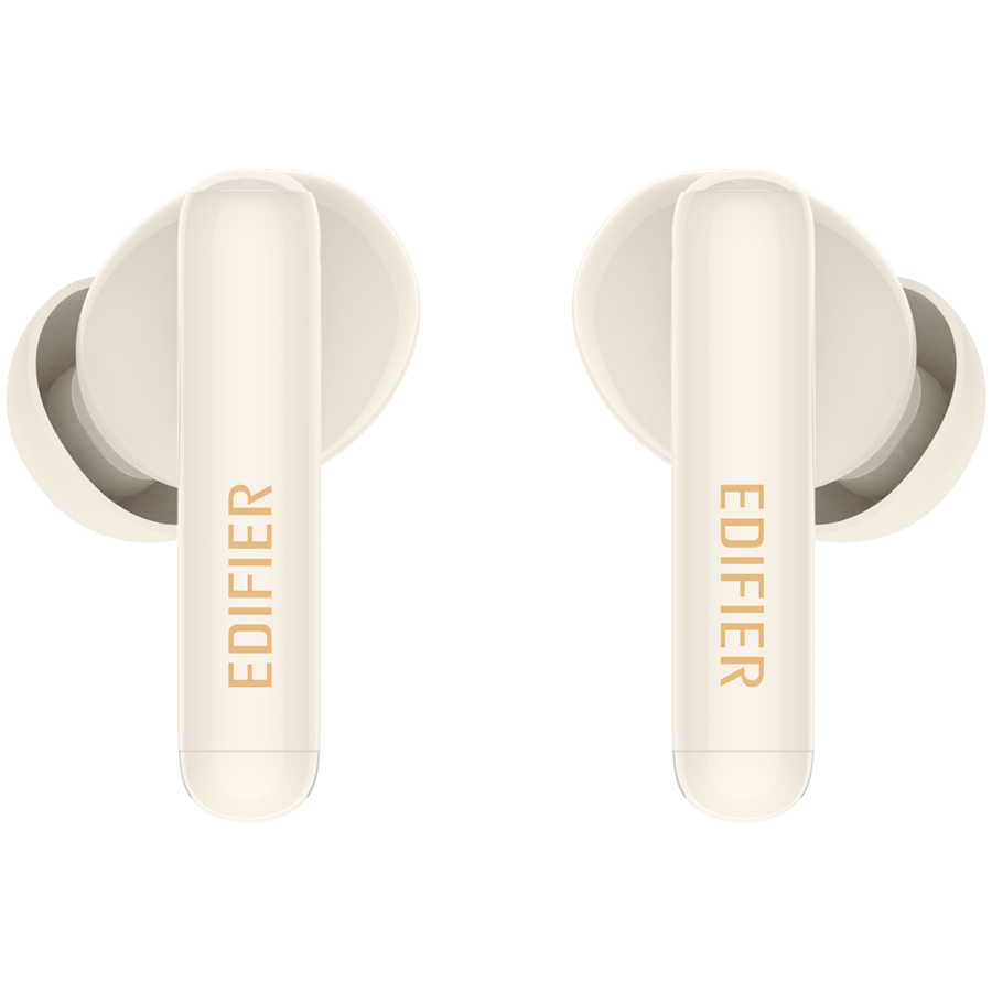Безжични слушалки Edifier X5 Pro, Bluetooth 5.3, ANC, Сензорни контроли, До 31 часа, USB-C, IP55, Бежов — снимка на продукта от Edifier
