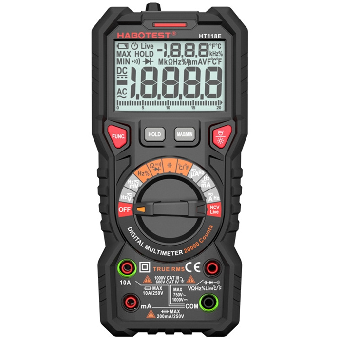 Дигитален мултицет Habotest HT118E, True, RMS, NCV — снимка