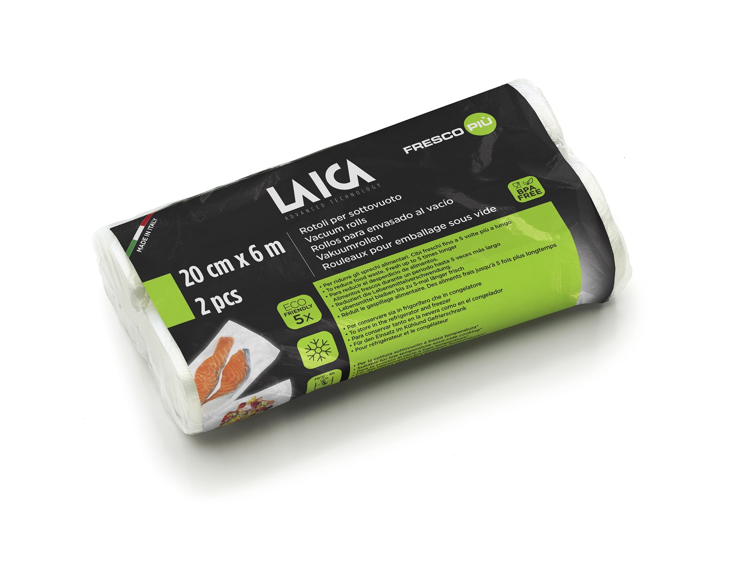 Ролки за вакуумиране Laica 20 x 600 см 2 броя — снимка