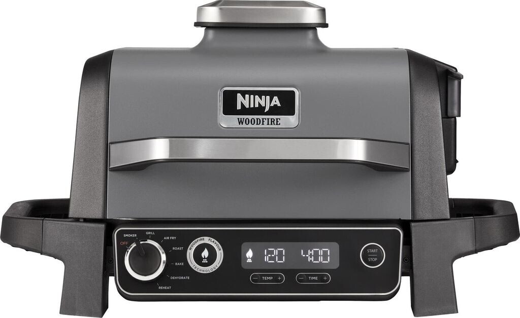 Електрическа скара Ninja OG701EU Woodfire, 2400W, сива — снимка