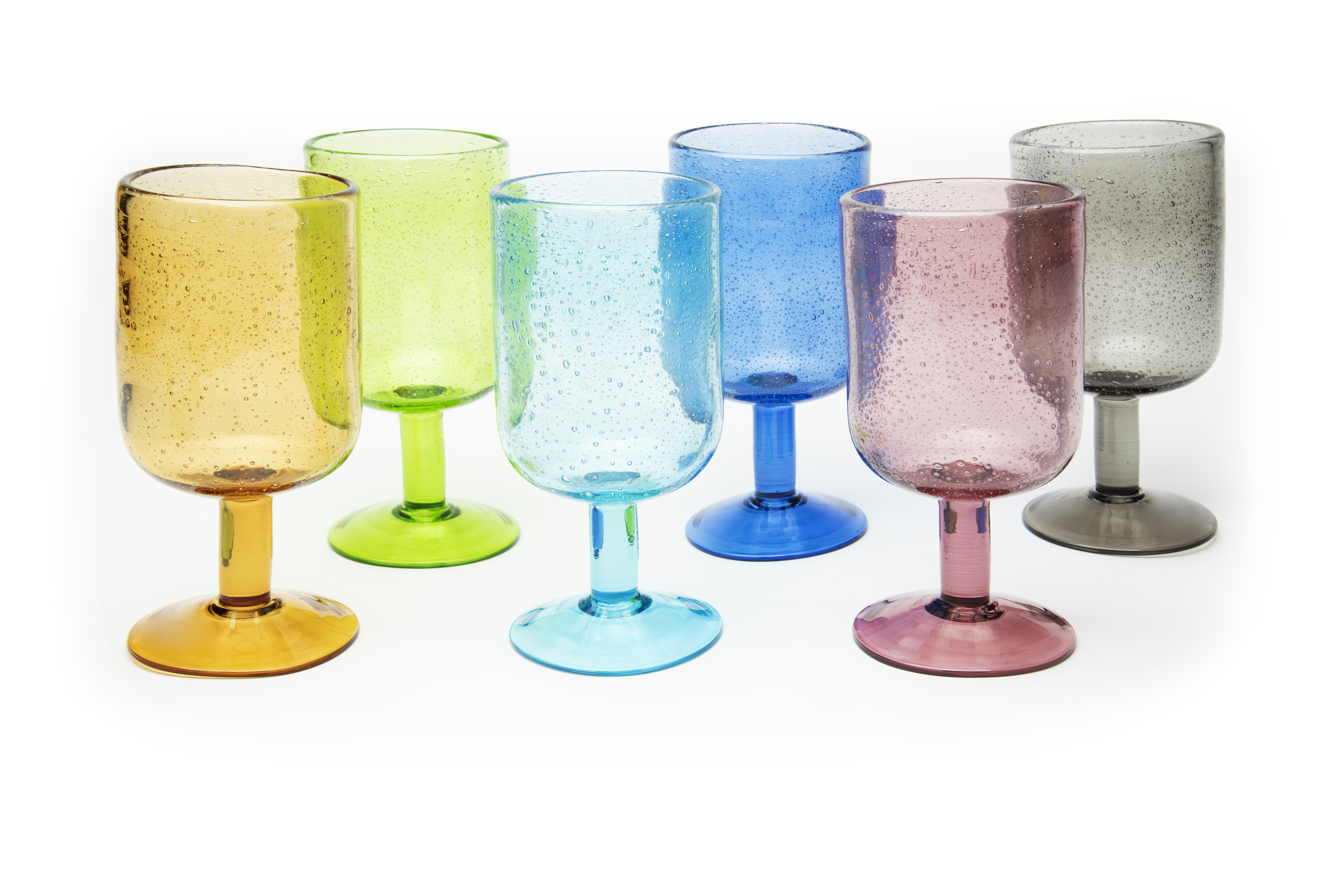 Снимка на Чаши за вино 6 бр. EXCELSA COLOR BUBBLE 390 мл., EXCELSA, цена 89.00 лв