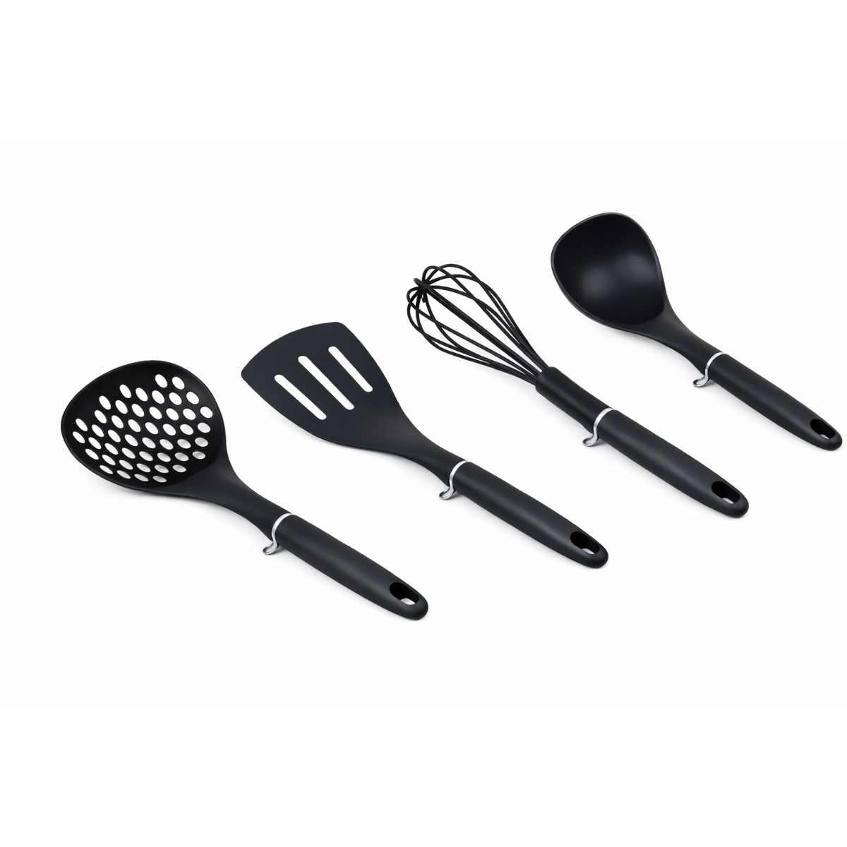 Комплект кухненски прибори Zilner ZL-8595, 4 броя, Черен — снимка